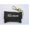 Disposable CPR face shield on a key ring