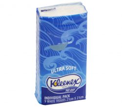 Individual Kleenex tissue pack